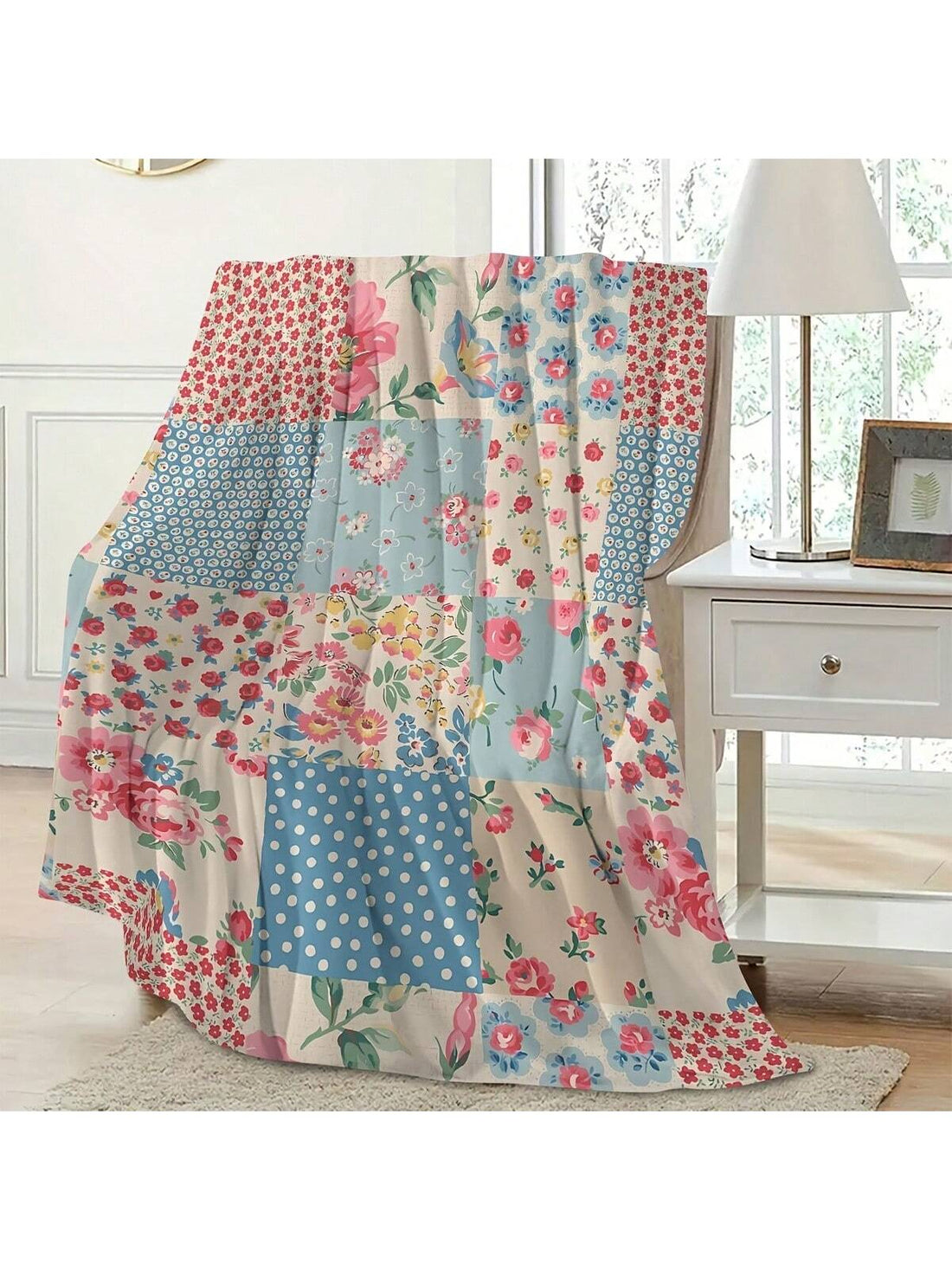 Wrap yourself in warmth and charm with our Vintage Floral Plaid Flannel Throw Blanket. Its soft, cozy fabric is perfect for snuggling at home or adding comfort on the go. With a playful mix of classic plaid and delicate florals, it brightens any space and makes a thoughtful gift for loved ones. Stay comfy in style, all year round!