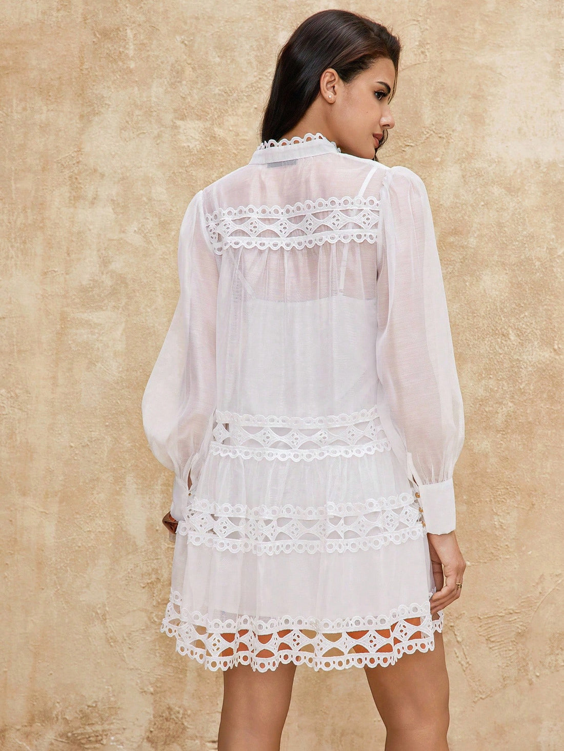 Step into sunshine with this Elegant Boho Lace Patchwork Short Dress, designed for your spring and summer adventures. Its playful ruffle collar adds a flirty touch, while the delicate lace patchwork brings effortless charm. Lightweight and breezy, this dress keeps you cool and stylish whether you’re out brunching or dancing at a festival. Perfect for those who love a mix of vintage vibes and fresh, fun fashion.