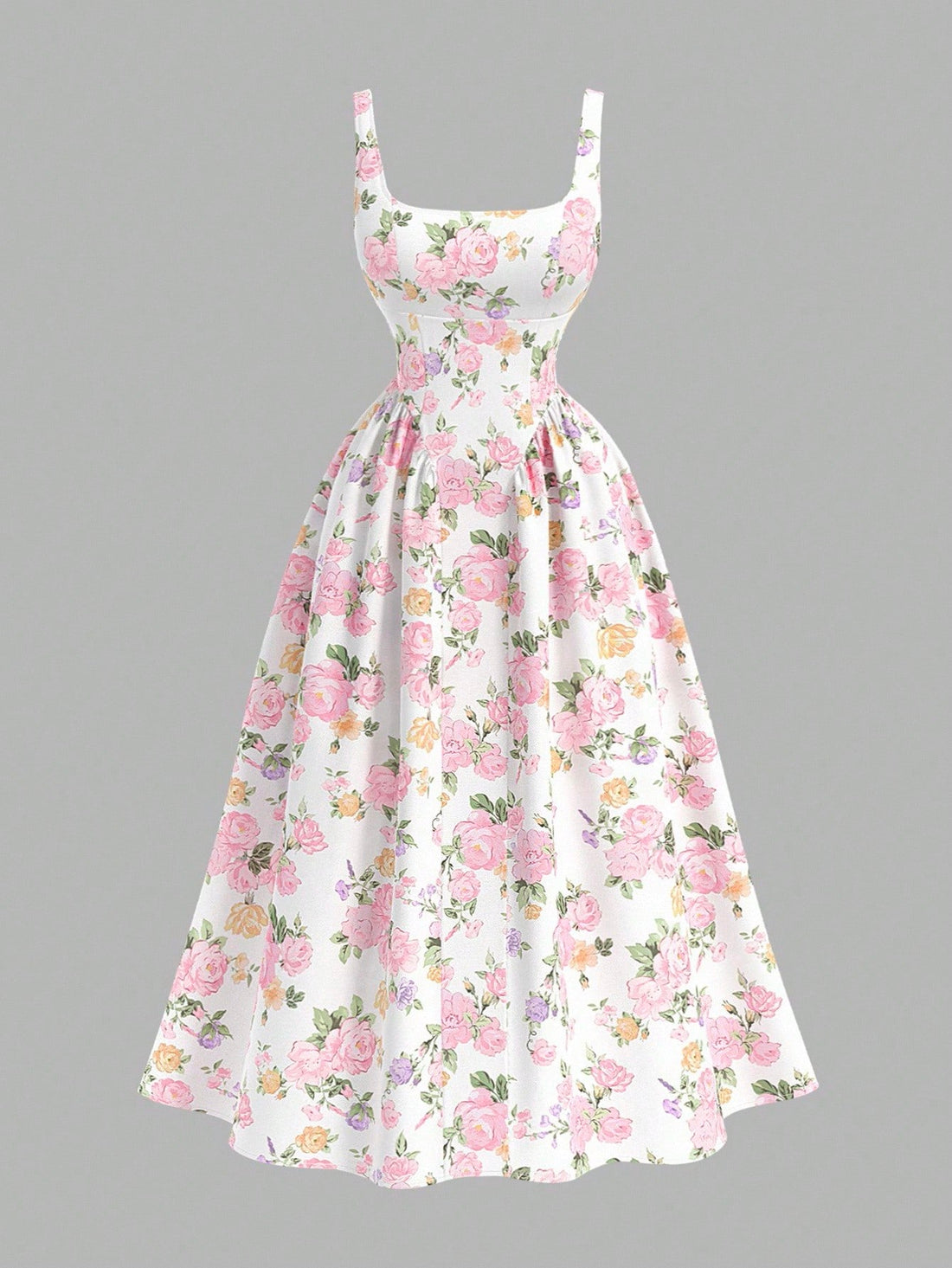 Turn heads at your next celebration in this stunning backless floral print dress! Designed for the modern plus-size woman, this chic piece features a gorgeous bow accent that adds a touch of elegance and playfulness. The vibrant floral pattern brings life and personality to any occasion, whether you're attending a holiday gathering or an afternoon tea party. The daring backless design creates a flattering silhouette while keeping things fun and flirty. Perfect for making a bold fashion statement that's uniq