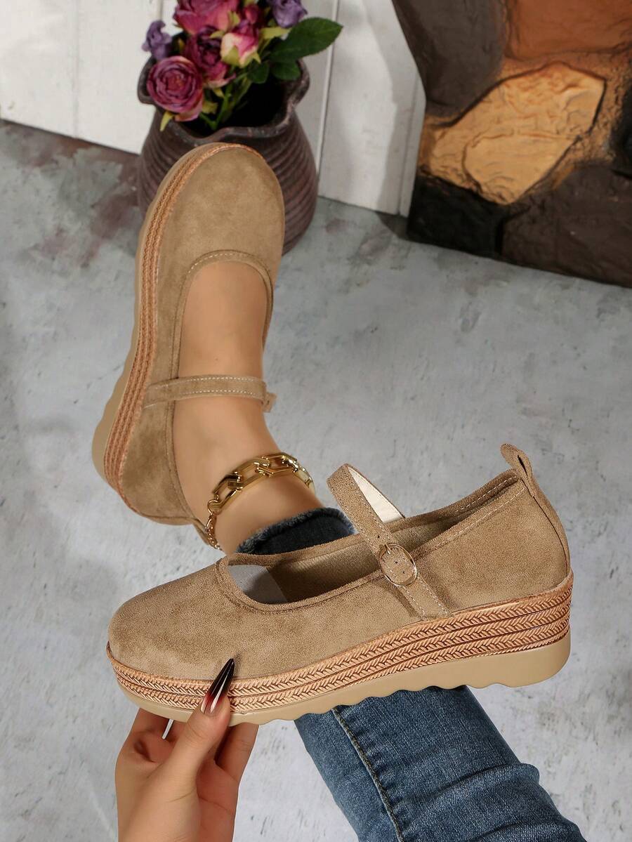 Step into effortless style with these whimsical wedge strap sneakers that blend comfort with boho charm. Featuring a sturdy thick sole for all-day support and an adorable bow detail that adds personality to every step, these kicks are your new go-to for casual spring and autumn adventures. The adjustable strap keeps your foot secure while the elevated wedge gives you that subtle height boost without sacrificing comfort. Perfect for pairing with flowy dresses, denim, or anything in between—because looking cu