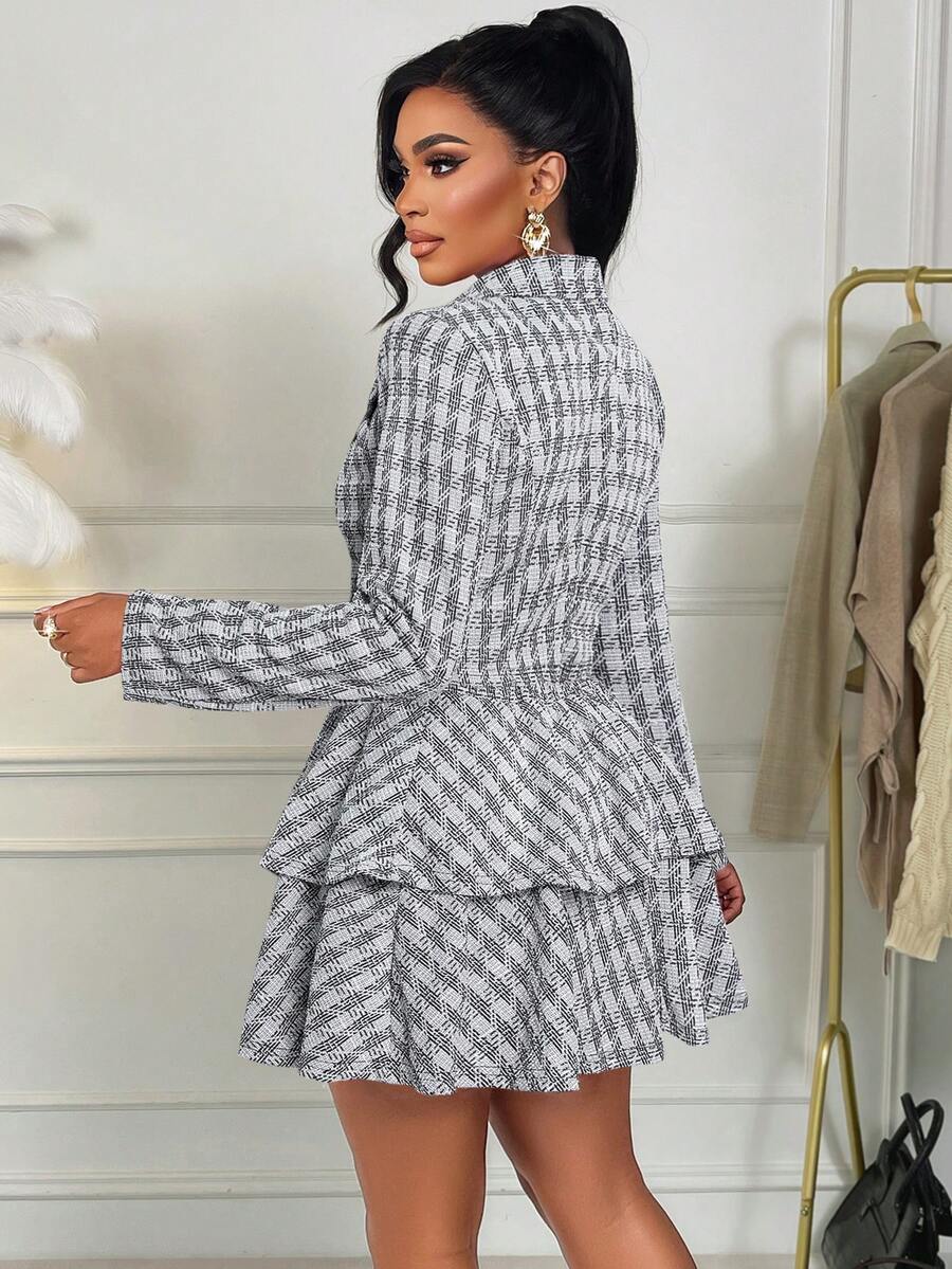 Elevate your everyday wardrobe with this fabulous two-piece set that does the heavy lifting for you. The tailored blazer pairs perfectly with the sleek pencil skirt, creating an instantly polished look whether you're heading to the office or brunch with friends. Mix and match these pieces with your favorite basics for endless styling possibilities. Comfortable, versatile, and undeniably chic—this set is your new go-to for looking put-together without the fuss.