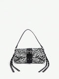 Studded baguette shoulder bag product view 20