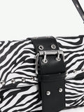 Studded baguette shoulder bag product view 22