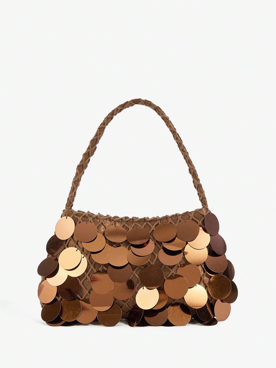 Add a splash of seaside charm to your look with this Elegant Shell Handle Bag. Perfect for beach getaways, its unique shell-shaped handle adds a playful touch while roomy enough for all your sun essentials. Lightweight and versatile, this summer accessory effortlessly complements your sunny day style, making every vacation moment a little more dazzling.