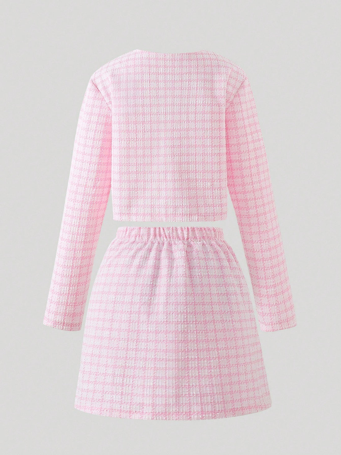 Effortlessly chic meets cozy comfort in this darling two-piece set! Pair the soft pink long-sleeve cardigan with the matching slit-hem skirt for a look that's equal parts sophisticated and fun. Perfect for casual outings, weekend brunches, or whenever you want to feel put-together without trying too hard. The relaxed fit and playful silhouette make this set your new go-to for looking fabulous with minimal effort.