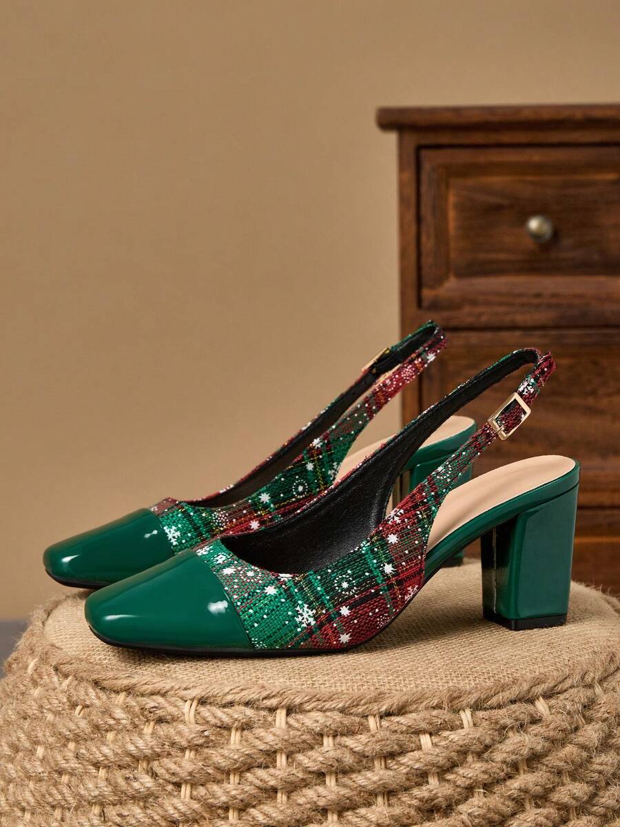 Step into winter elegance with these stunning snowflake-adorned high heel pumps! Featuring a chic slip-on design, these stilettos blend sophistication with a touch of seasonal sparkle. Perfect for commanding the office or dazzling at holiday parties, they deliver that show-stopping moment every outfit needs. The sleek silhouette flatters any ensemble while the intricate snowflake detailing adds personality and flair. Whether you're closing deals or celebrating in style, these pumps are your go-to for lookin