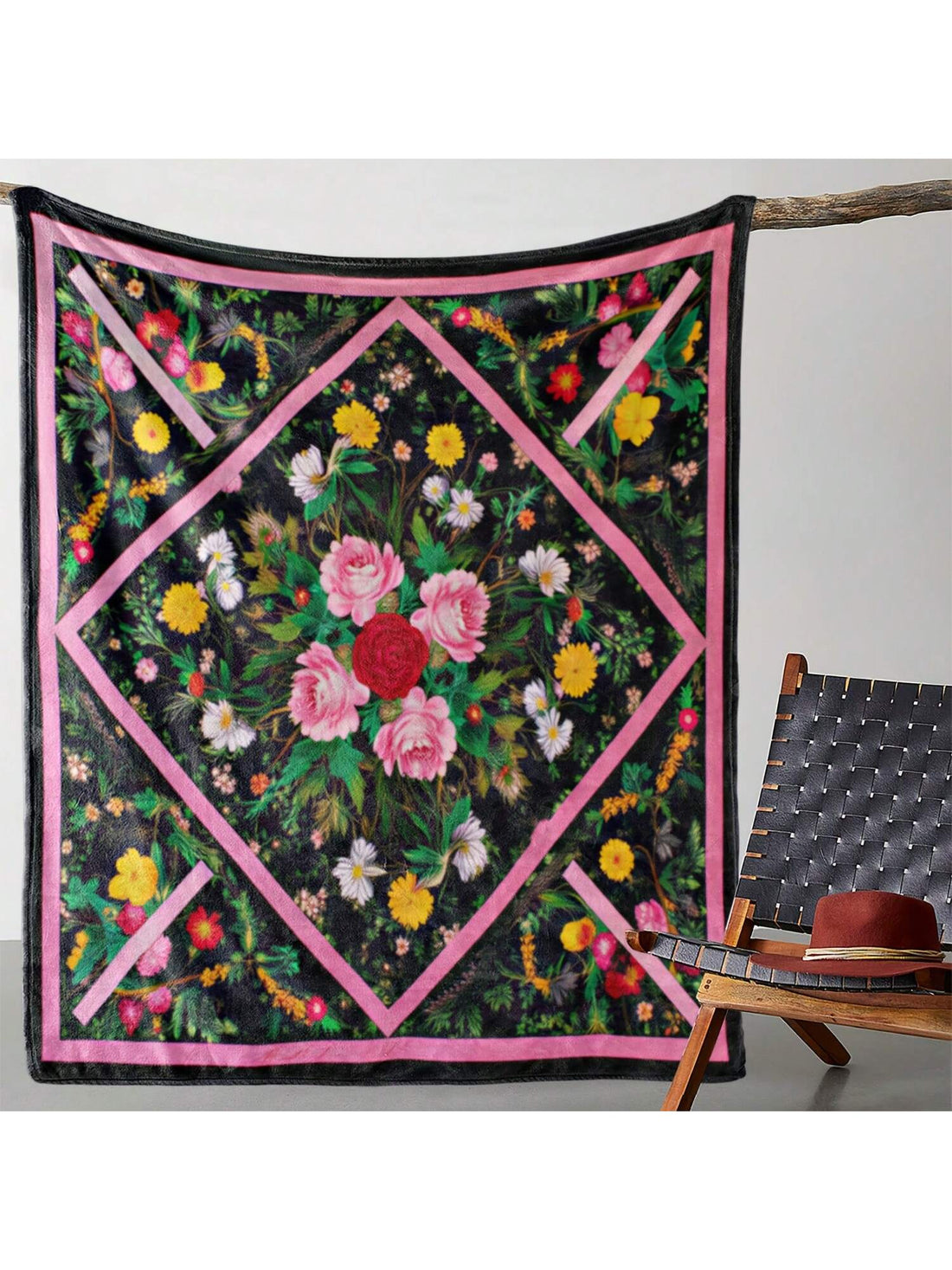 Wrap yourself in nostalgia with our Cozy Vintage Floral Print Flannel Blanket. This soft, warm throw blends charming botanical patterns with plush flannel comfort, perfect for brightening your home, cozying up on the go, or adding a touch of whimsy to your office space. Whether you’re traveling or lounging, this blanket brings playful warmth and vintage vibes wherever you take it.