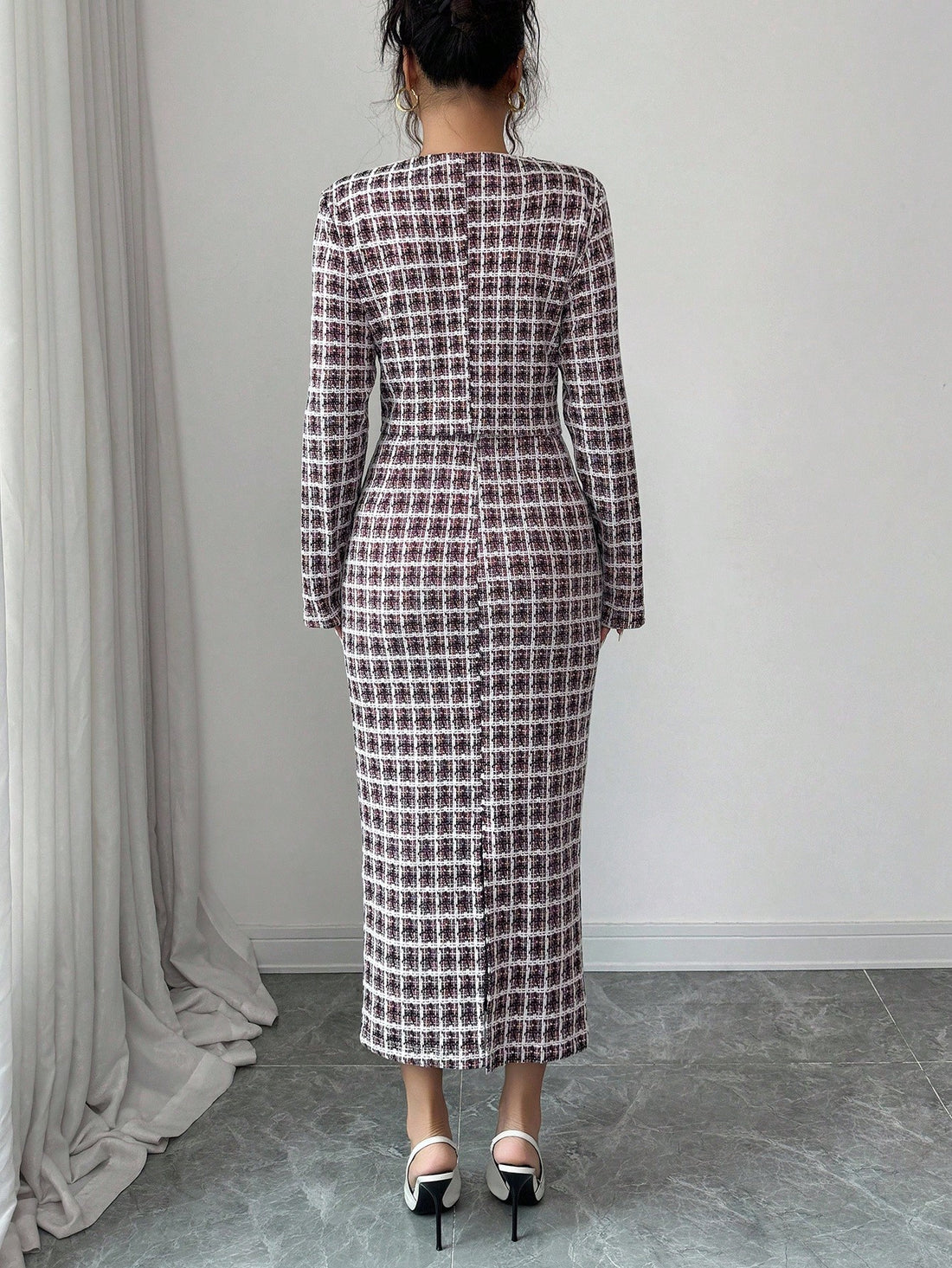 Elevate your seasonal style with this charming two-piece set that's practically made for cozy date nights. The luxuriously soft wool blend cardigan drapes beautifully over a timeless plaid skirt, creating an effortlessly put-together look that transitions seamlessly from autumn strolls to winter gatherings. Perfect for anyone who believes that looking fabulous and feeling comfortable aren't mutually exclusive. Layer it, style it, love it—this set is your new go-to for making an impression when the weather t