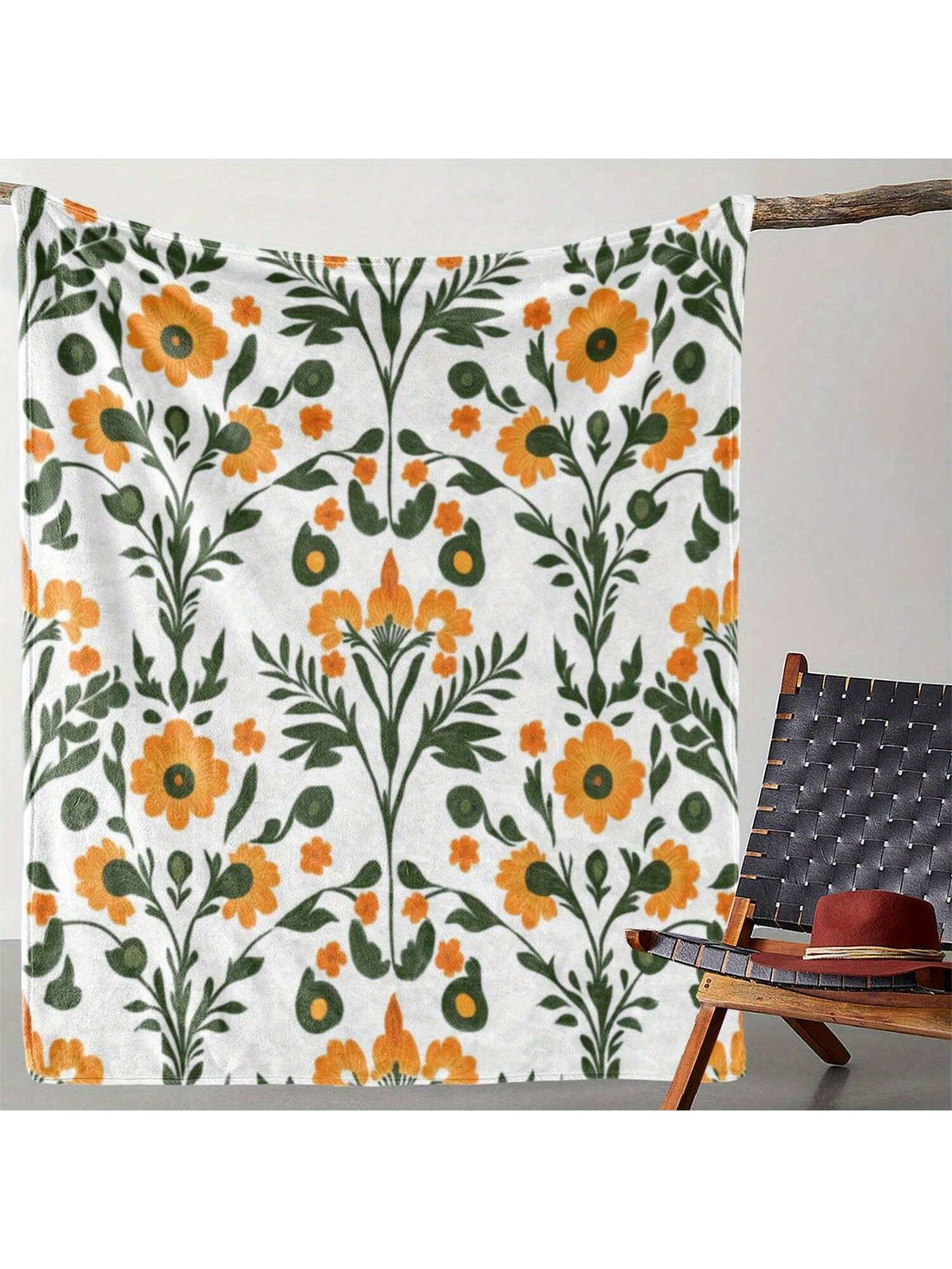 Snuggle up in style with our Cozy Vintage Floral Throw Blanket! Made from soft, warm polyester, it’s perfect for all seasons—whether you’re curling up with a book or adding a splash of charm to your space. Let the nostalgic floral design bring a playful, timeless vibe to your cozy moments.