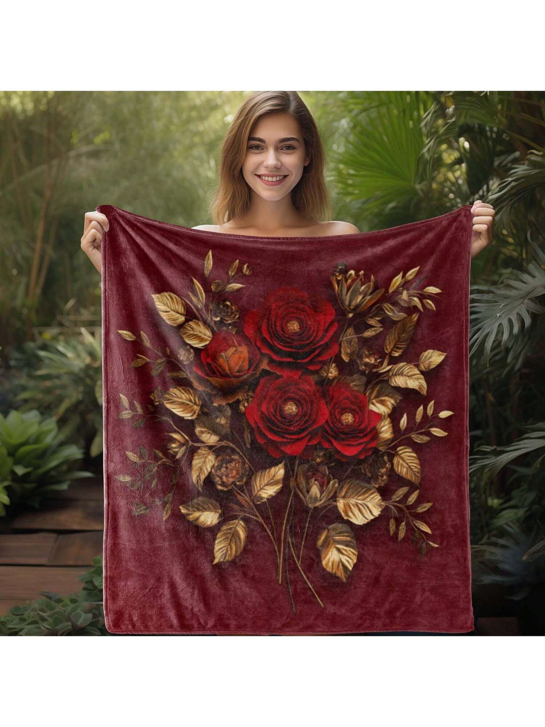 Wrap yourself in the charm of our Cozy Vintage Floral Print Throw Blanket, designed to brighten every season and snuggle up any space. With its timeless floral pattern and soft, inviting fabric, it’s the perfect way to say “I love you” this Valentine’s Day. Add a dash of warmth and a splash of vintage style to your home or gift it to someone special for cozy moments that bloom all year round.