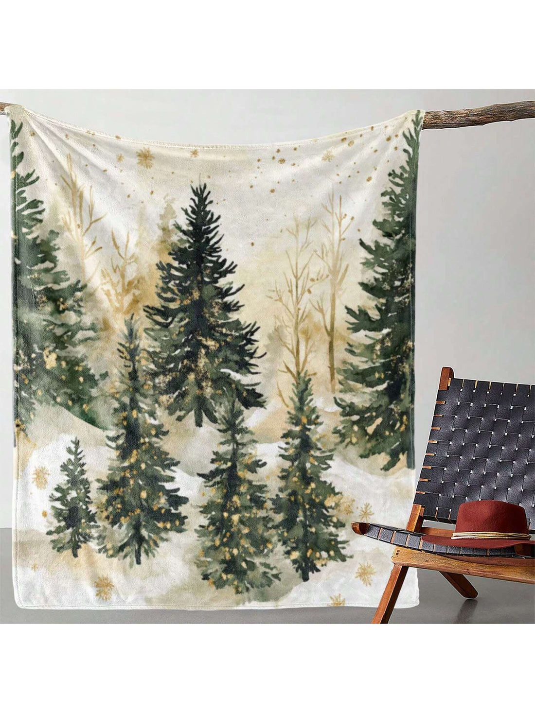 Wrap yourself in a winter wonderland with this Cozy Vintage Snowy Pine Forest Flannel Blanket. Perfect for chilly nights on the sofa, snuggling up in bed, or staying warm on the go—whether in the car or at holiday gatherings. Its soft flannel fabric keeps you cozy all year round, making it an ideal Christmas gift that brings warmth and festive cheer wherever you take it. Let the snowy pines and vintage charm add a playful touch to your cozy moments!