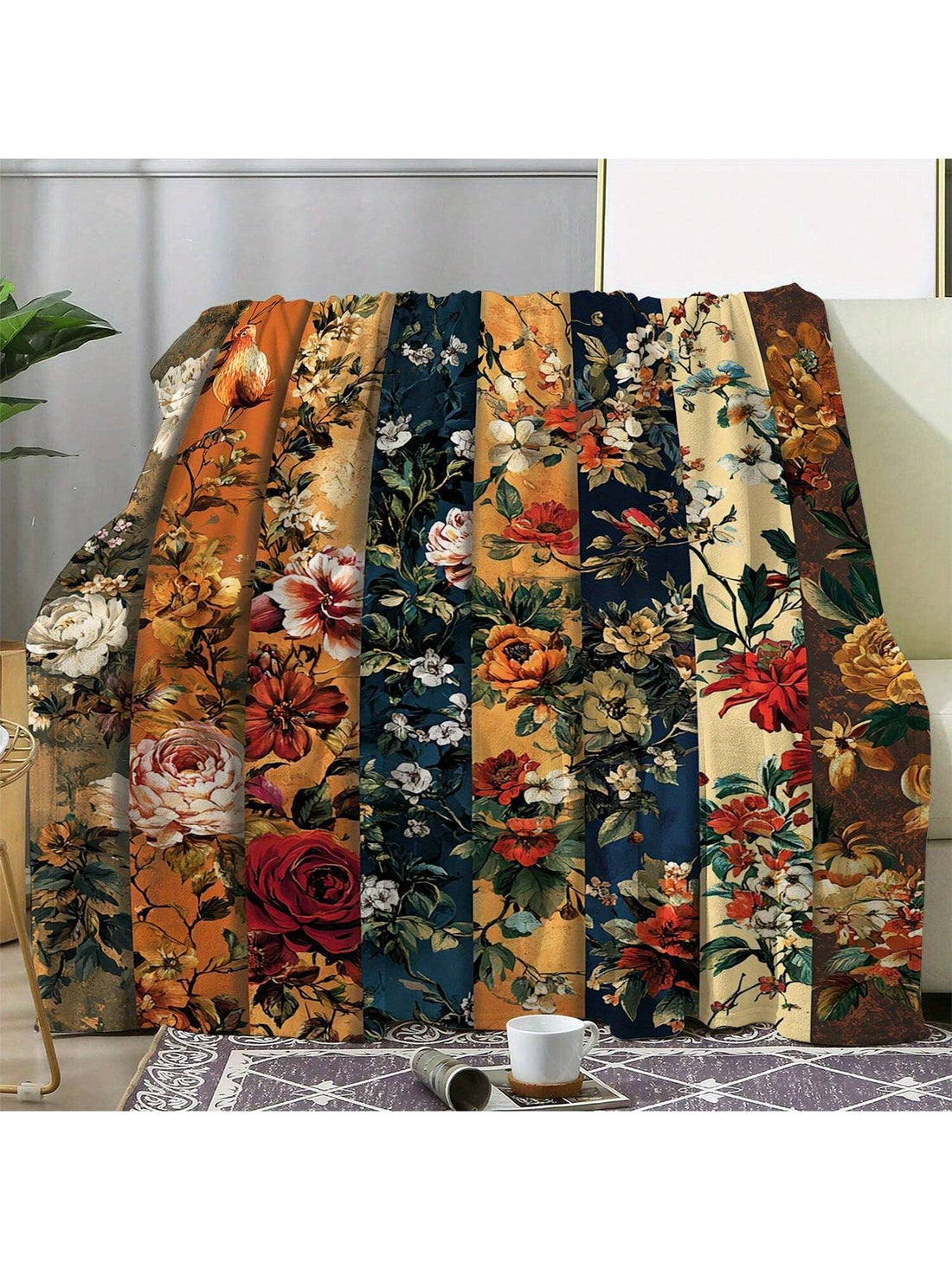 Wrap yourself in warmth and charm with this Cozy Vintage Floral Print Flannel Throw Blanket. Made from soft polyester, it’s perfect for snuggling at home, adding style on outdoor adventures, or keeping comfy while traveling. Its timeless vintage floral design brings a touch of whimsy wherever you go, making every cozy moment feel special—rain or shine, season after season!