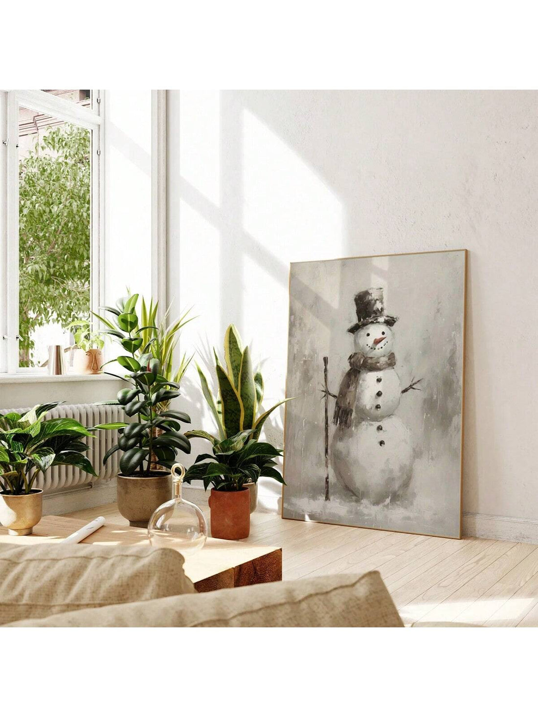 Bring winter magic to your walls with this delightful snowman canvas art print! Perfect for spreading holiday cheer throughout your home, this frameless design adds instant festive flair to any room. The charming snowman illustration captures the whimsy and warmth of the season, making it an ideal choice for Christmas decorating. Easy to hang and display, this cheerful piece transforms blank walls into conversation starters. Whether you're decking the halls or gifting a fellow holiday enthusiast, this playf