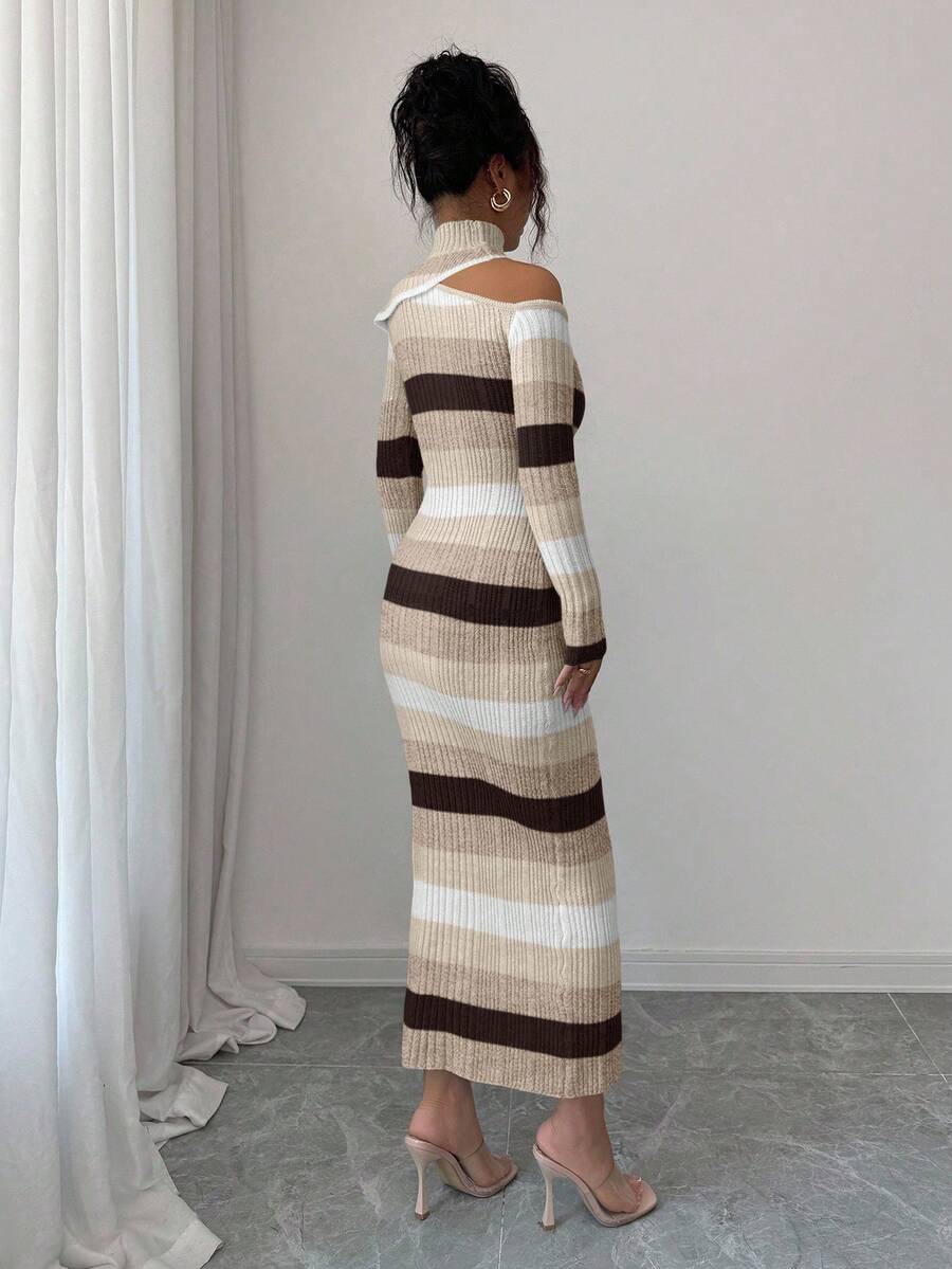 Slip into effortless sophistication with this stunning ombre off-shoulder midi dress. The gradient color transition flows beautifully from rich autumn tones to deeper winter hues, creating an eye-catching effect that works for everything from dinner dates to holiday gatherings. The bodycon silhouette hugs your curves in all the right ways, while the off-shoulder neckline adds a flirty, modern touch. Perfect for layering with a cozy cardigan or jacket when temperatures drop. This dress is your go-to piece fo