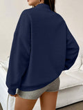 Image 12 - final view of Women's Half-Zip Sweatshirt - Perfect for Graduation, Teaching, and Fall Style