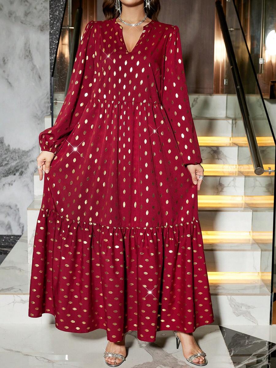 Embrace your free-spirited side in this gorgeous plus-size bohemian dress! Featuring a vibrant floral print and flowing long sleeves, it's the perfect companion for lazy beach days, resort getaways, or whenever you want to feel effortlessly chic. The relaxed silhouette celebrates your curves while the breezy fabric keeps you cool and comfortable. Whether you're sipping cocktails by the pool or exploring a tropical destination, this dress delivers that coveted boho-luxe vibe without trying too hard. Pack it,