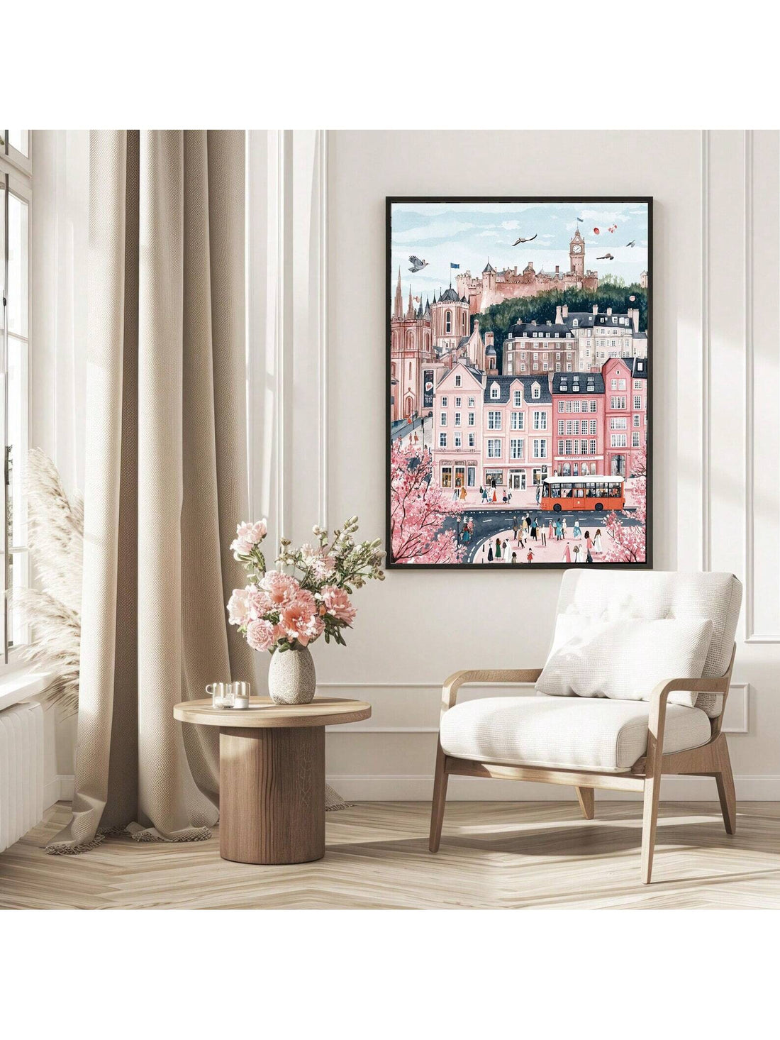 Transport your walls to the misty highlands with this charming Edinburgh Castle poster! Featuring the iconic fortress perched majestically on its volcanic rock, this vintage-inspired print captures Scotland's most legendary landmark in all its glory. Perfect for history buffs, travel enthusiasts, or anyone dreaming of Scottish adventures, it brings timeless European charm to bedrooms, living rooms, or offices. The unframed design lets you customize the look with your favorite frame and décor style. A deligh