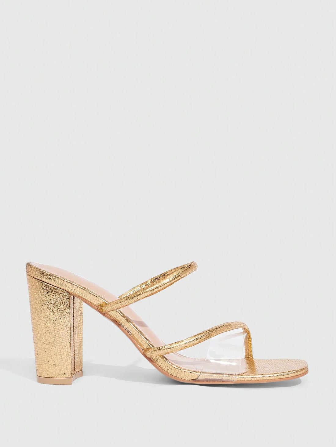 Step into sophistication with these show-stopping transparent criss-cross high heels! The bold one-strap design creates an edgy, modern silhouette that commands attention while the see-through upper adds an unexpected twist to your everyday look. Perfect for nights out, special occasions, or whenever you want to make a statement. The sleek heel elongates your legs and pairs effortlessly with dresses, skirts, or even bold pants. Comfort meets style in a shoe that's as daring as you are!