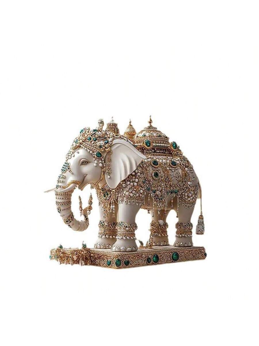 Elephant acrylic tabletop ornament - view 4