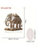 Elephant acrylic tabletop ornament - view 5