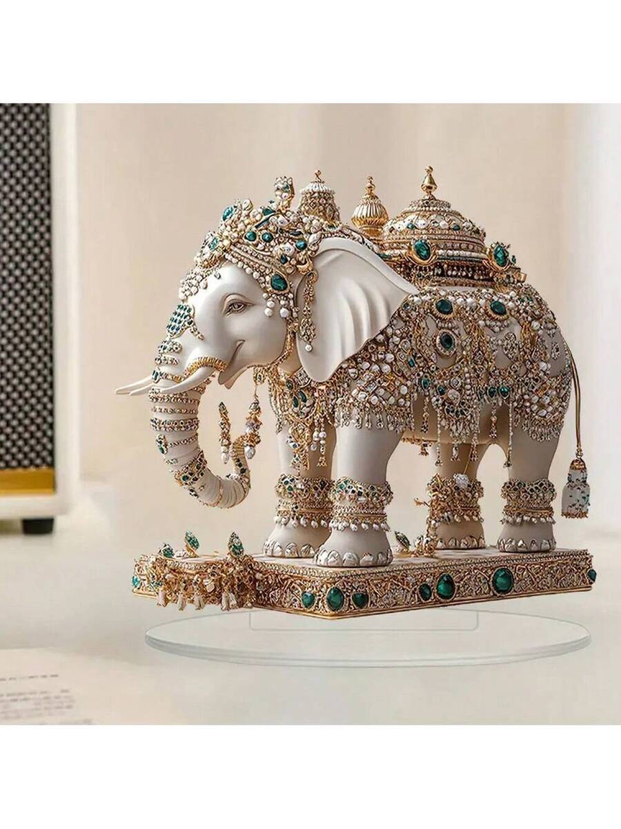 Elephant acrylic tabletop ornament - view 6