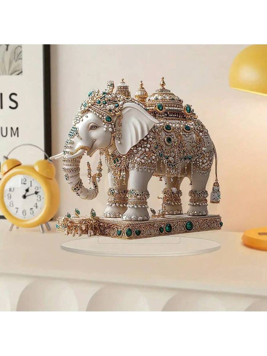 Elephant acrylic tabletop ornament - view 3
