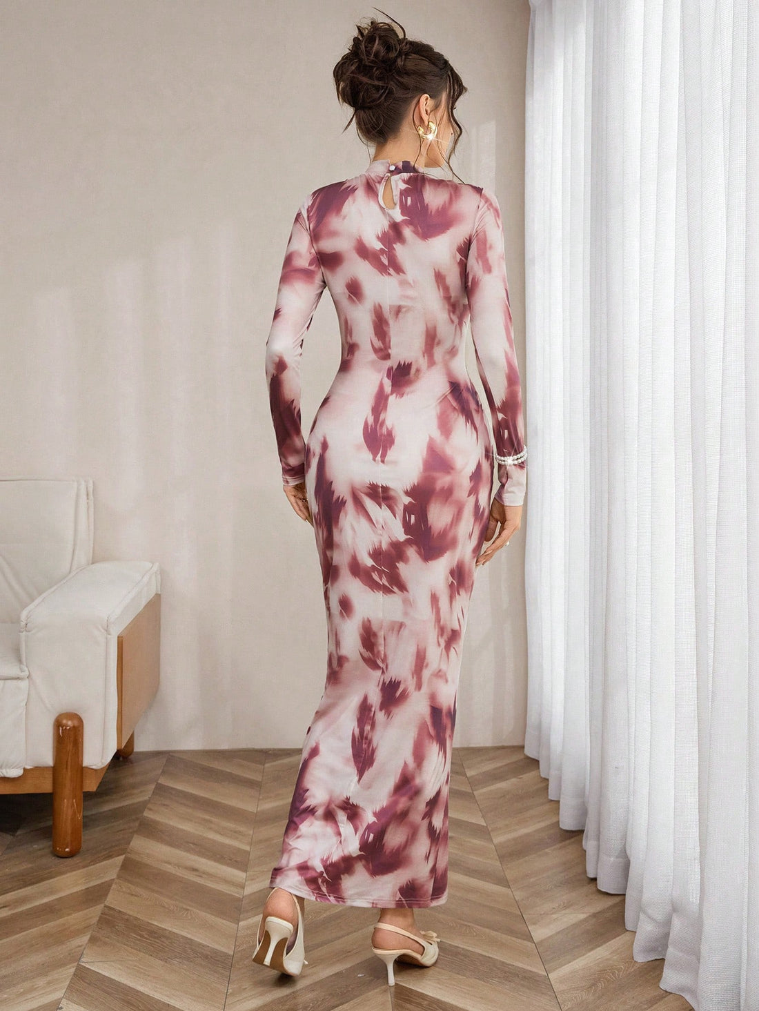 Twirl into the season with this stunning floral tie-dye maxi dress that's equal parts bohemian charm and vintage vibes. The flowing silhouette drapes beautifully, making it perfect for holiday gatherings, casual brunches, or whenever you want to feel effortlessly chic. With its eye-catching tie-dye pattern and romantic floral details, this dress brings that carefree, artistic energy to any occasion. Slip it on and let the compliments roll in—no fuss required, just pure style.