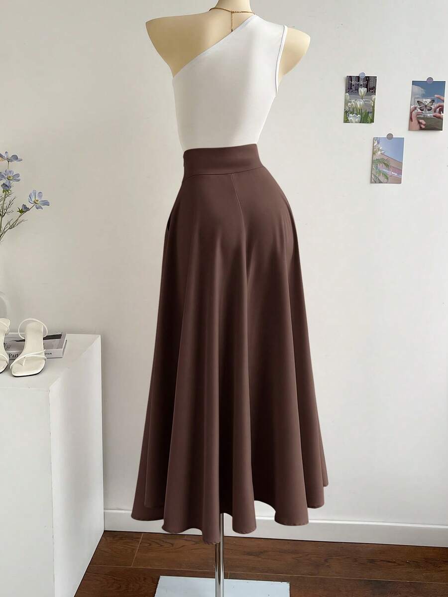 Elevate your wardrobe with this fabulous two-piece set that's equal parts sophisticated and fun! The asymmetric neckline top adds an unexpected twist that catches every eye, while the oversized A-line skirt flows beautifully for all-day comfort and movement. Perfect for brunch dates, casual outings, or whenever you want to feel effortlessly chic. Mix, match, or wear together—this dynamic duo works hard so you don't have to!