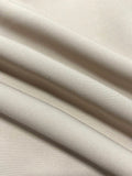 Woven Fabric Close-Up of ivory blazer-style midi dress with black piping for formal work styling