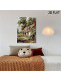 Two dimensional flat wall art print size guide