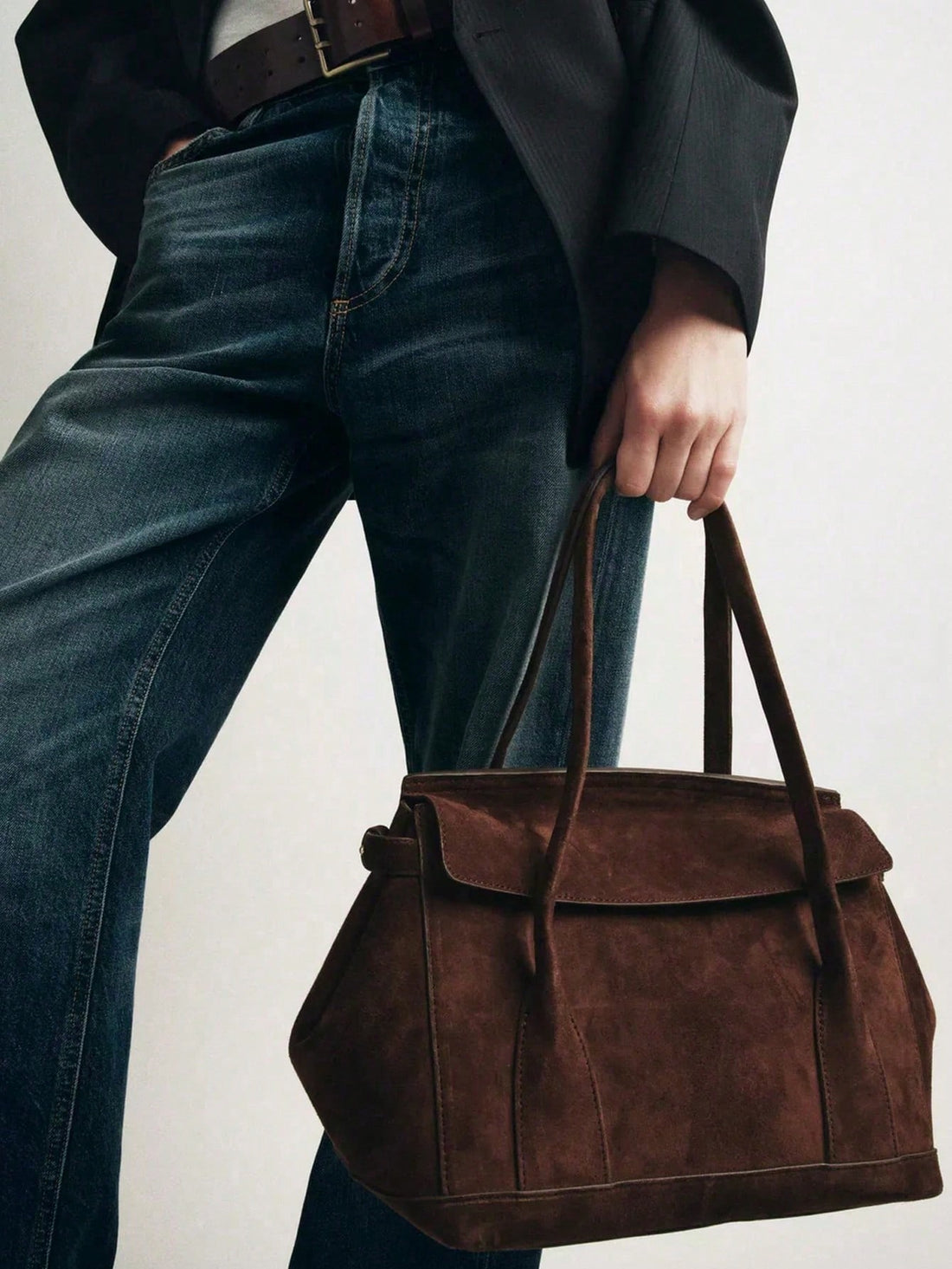 Elevate your everyday carry with this stunning matte leather tote—the ultimate companion for women who refuse to compromise on style or substance. Crafted from rich, sophisticated leather in a timeless solid hue, this spacious bag transitions seamlessly from weekend getaways to grocery runs to office days. The roomy interior keeps your essentials organized, while the sleek matte finish adds an understated elegance that pairs with literally everything in your closet. Whether you're jet-setting across the glo