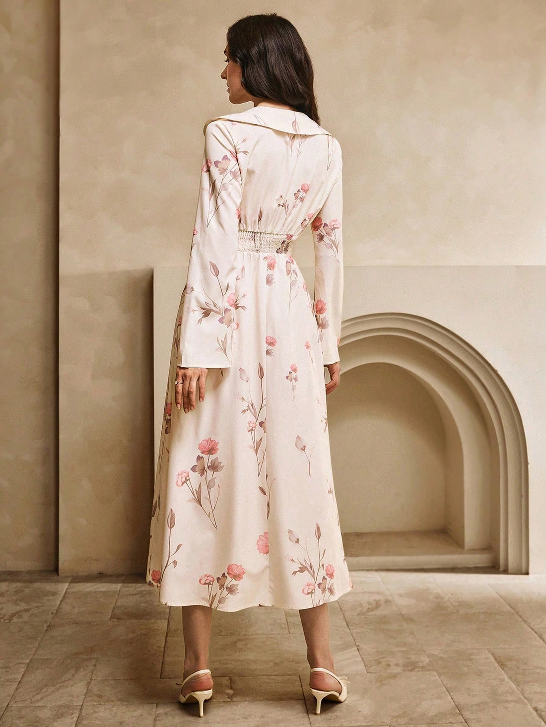 Bloom into winter with this stunning floral print dress that proves cold weather fashion doesn't have to be boring! Featuring a chic blazer collar that adds instant sophistication, this dress effortlessly transitions from office meetings to weekend brunches. The elegant floral pattern brings a pop of color and personality to your seasonal wardrobe, while the structured collar keeps things polished and put-together. Whether you're dressing up for a special event or elevating your everyday look, this versatil