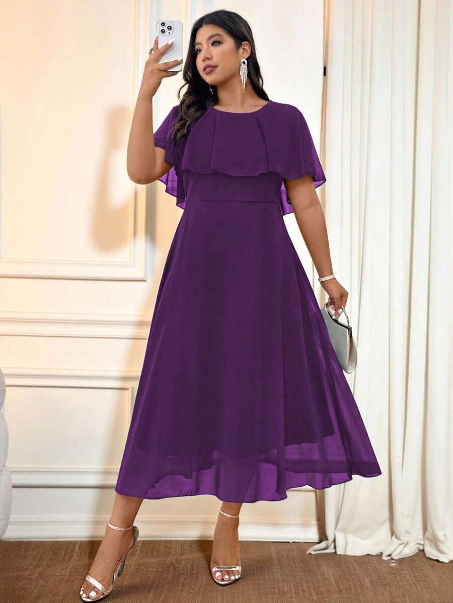 chiffon summer dresses plus size Evening Gowns Chiffon Styles For Plus Size Plus Size Aline Long Sleeves  Chiffon Evening Dresses Black