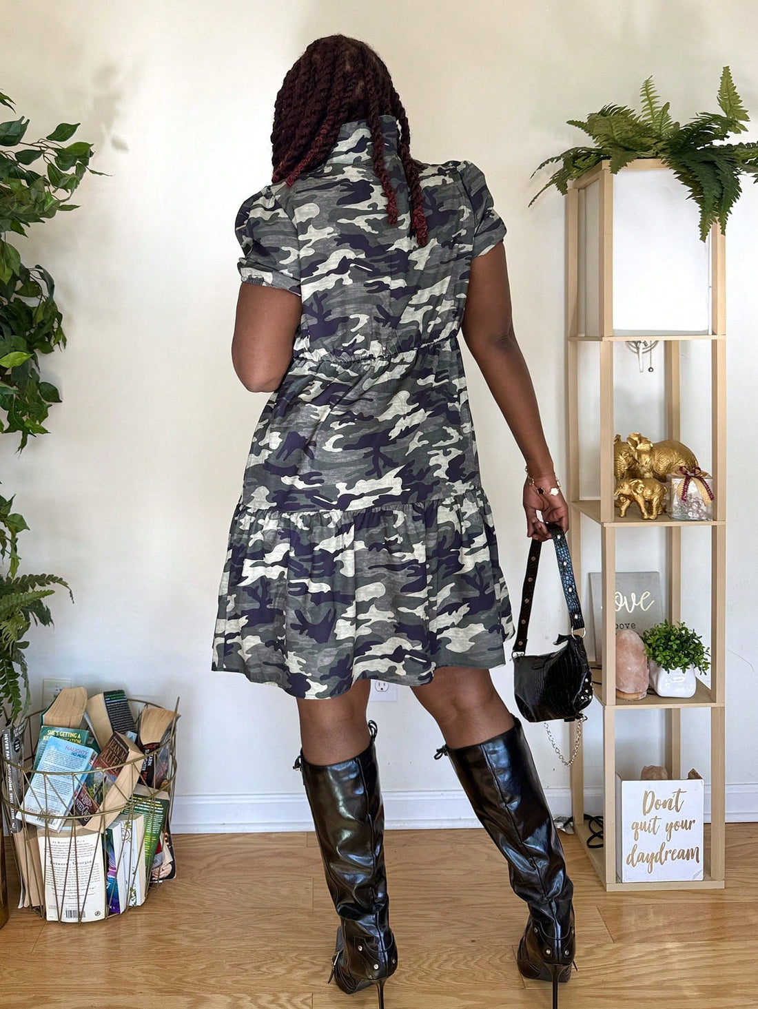 Embrace your curves with this fabulous camo print summer dress designed specifically for pear-shaped figures! The strategic cut flatters your silhouette while the bold camouflage pattern adds an edgy, fashion-forward vibe. Perfect for casual outings, weekend brunches, or nights out with friends, this plus-size piece combines comfort with confidence. The lightweight fabric keeps you cool and breezy, while the flattering fit ensures you'll feel amazing all day long. Make a statement and own your style!