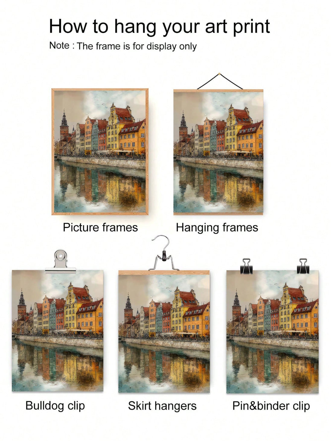 Capture the enchanting essence of Wroclaw with this stunning watercolor art print. Rendered in soft, flowing hues, this unframed canvas piece celebrates the historic charm and architectural beauty of Poland's cultural heart. Perfect for living rooms, bedrooms, or creative spaces, it brings warmth and sophistication to any interior. The versatile unframed design allows you to customize framing to match your existing décor. Ideal for travel enthusiasts, art collectors, and anyone seeking to infuse their home 