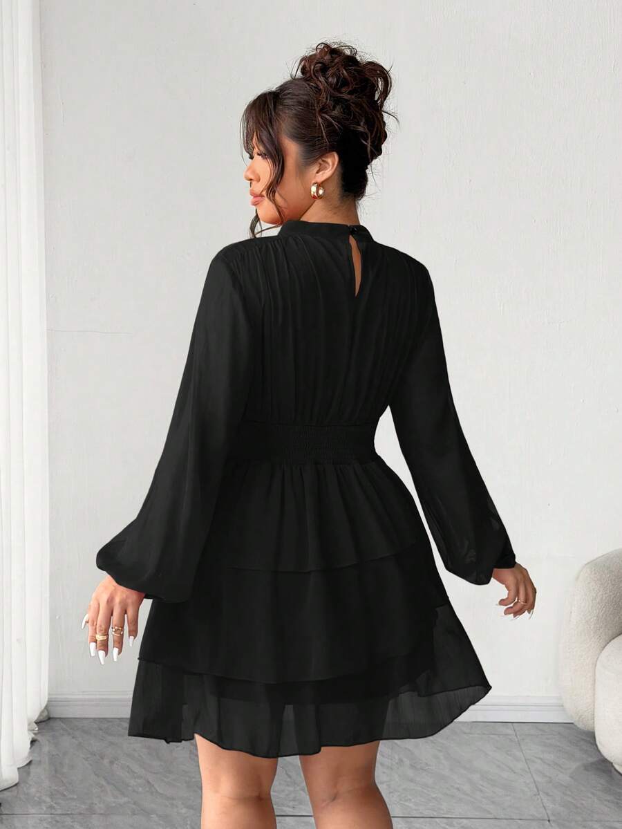 Effortlessly chic and wonderfully comfortable, this plus-size chiffon pleated dress is your new go-to for everything from morning commutes to leisurely afternoon tea. The flowing chiffon fabric drapes beautifully while the pleated design adds sophisticated movement and dimension. Perfect for those days when you want to look polished without sacrificing comfort, this dress transitions seamlessly from casual to refined. Slip it on, feel fabulous, and let the elegant silhouette do all the talking.