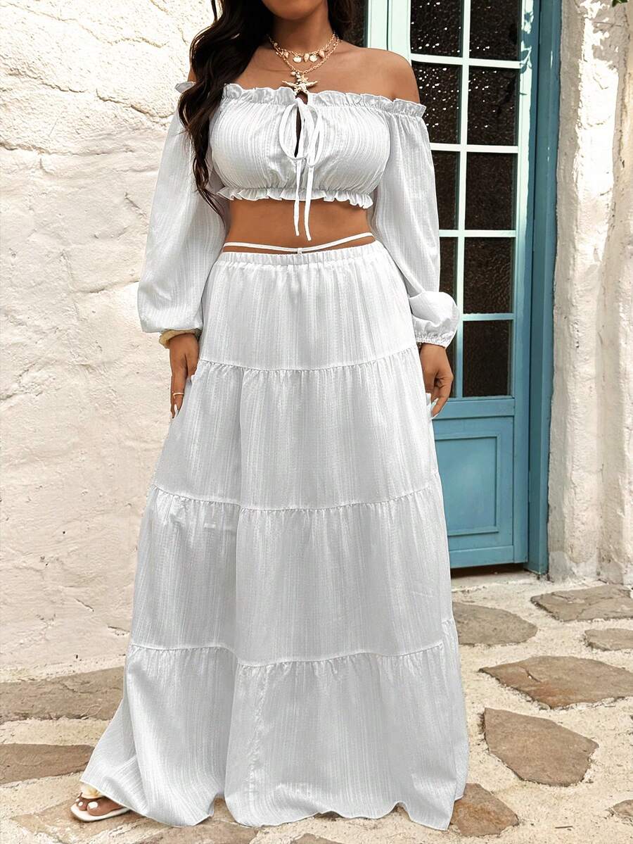 Experience the breathtaking fusion of artisanal coastal heritage and sharp, modern architectural tailoring. This stunning multi-layered 2 piece ensemble is meticulously designed for the woman who values a high-fashion, "quiet luxury" approach to seasonal dressing—the ultimate centerpiece for prestigious vacation retreats, exclusive beach clubs, and high-authority summer outings.