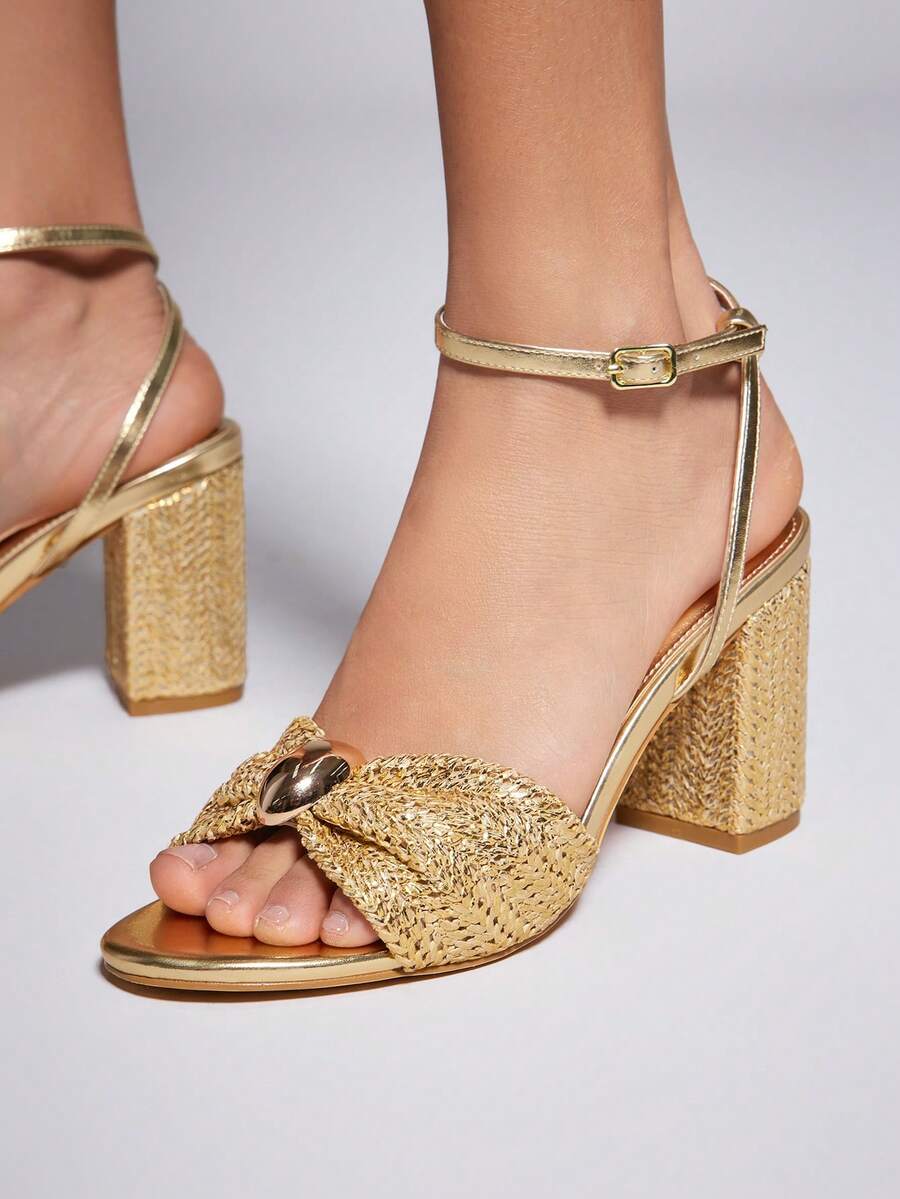 Step into effortless summer style with these elegant round toe block heel ankle strap sandals. Designed for all-day comfort, the sturdy block heel provides reliable support while the adjustable ankle strap ensures a secure, customizable fit. The rounded toe offers a refined silhouette that pairs beautifully with dresses, skirts, or casual outfits. Whether you're heading to brunch, running errands, or enjoying an evening out, these versatile sandals deliver both sophistication and comfort. 