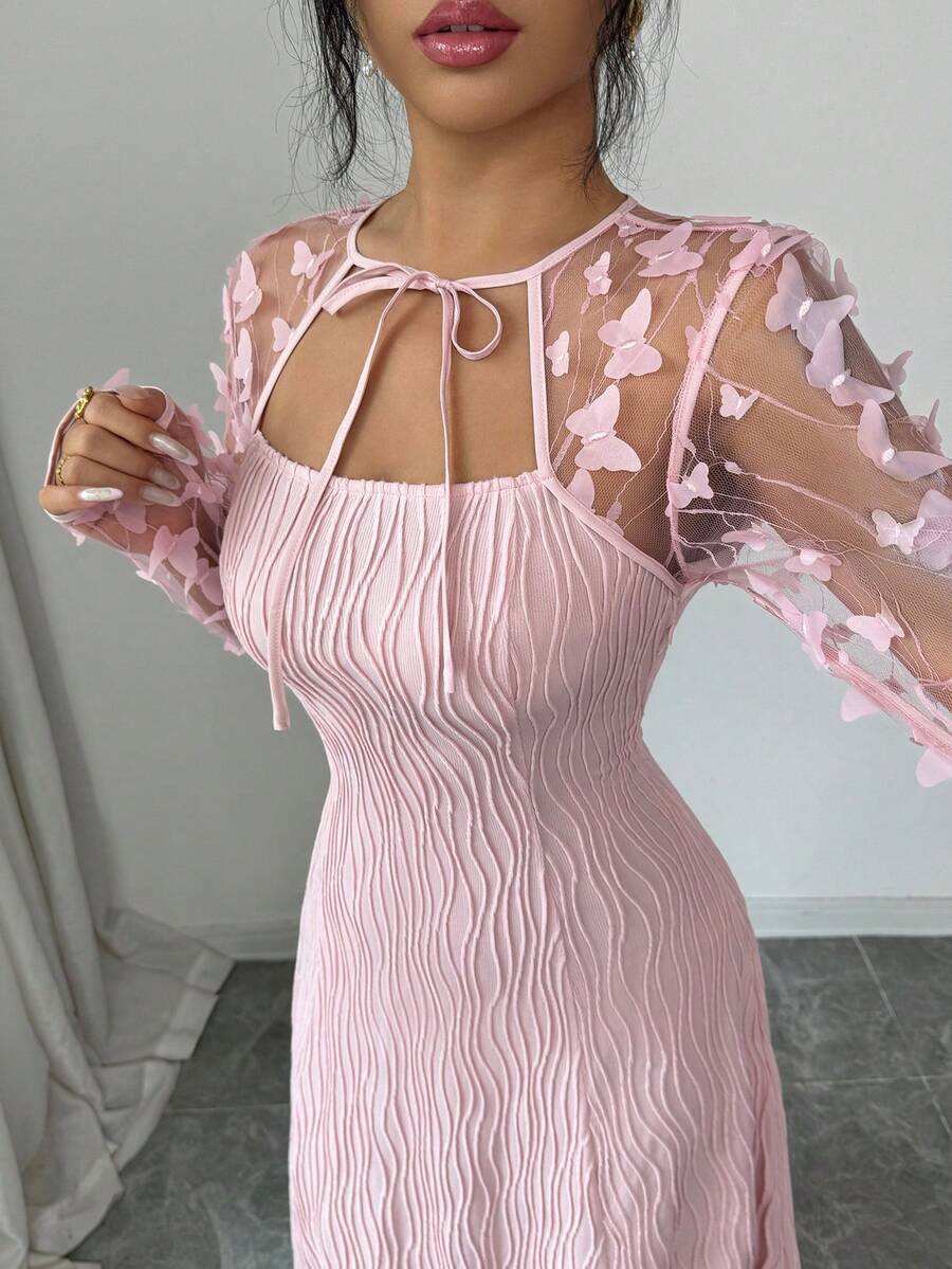 Exude Ethereal Sophistication in Our Elegant 3D Butterfly Floral A-Line Long Dress!

Experience a breathtaking fusion of avant-garde artistry and classic high-fashion tailoring. This stunning A-line masterpiece is meticulously designed for the woman who seeks a multidimensional, romantic aesthetic—the ultimate centerpiece for prestigious garden weddings, high-stakes galas, and your most enchanted evening gatherings.

Enchanting 3D Butterfly &amp; Floral Artistry: Featuring intricate, handcrafted 3D butterfl
