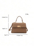 Image 14 - full view of Stylish Mini Polka Dot PU Leather Clutch Handbag for Fashion-Forward Looks