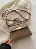 Image 11 - print detail of Stylish Mini Polka Dot PU Leather Clutch Handbag for Fashion-Forward Looks