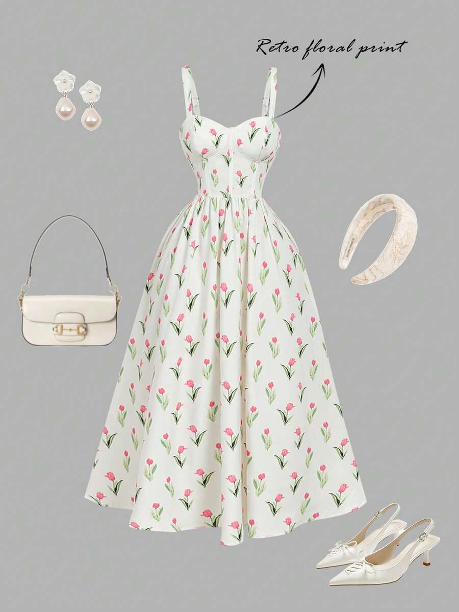 Embrace timeless elegance with this stunning Victorian-inspired maxi dress, featuring a delicate pink tulip floral print that captures romantic sophistication. The flowing silhouette and classic design make it an ideal choice for special occasions—from intimate tea parties to prom nights and romantic getaways. Crafted with attention to period-appropriate details, this dress combines vintage charm with modern comfort, allowing you to make a graceful statement wherever the occasion takes you. Perfect for thos