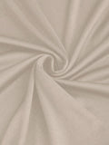 Apricot ruched mermaid dress side view