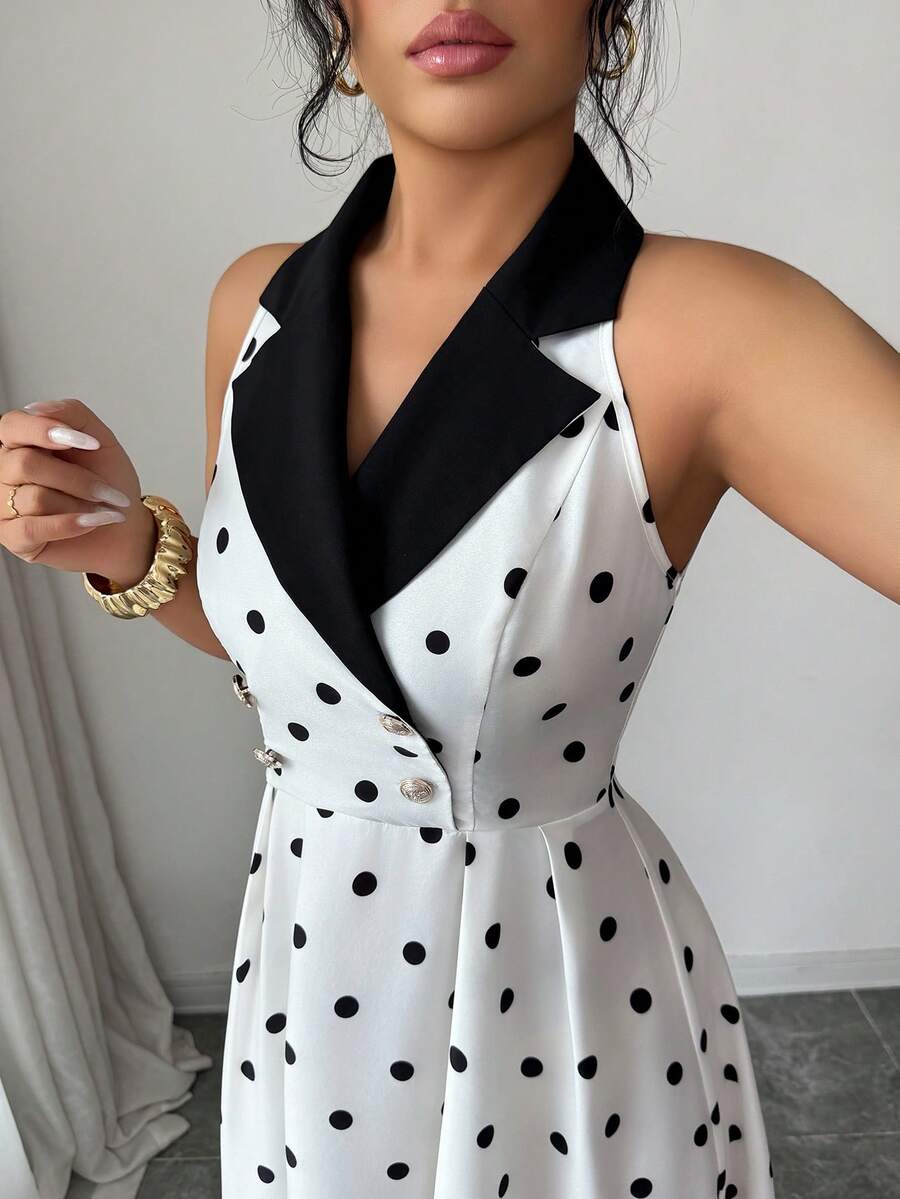 Printed midi dress view 8