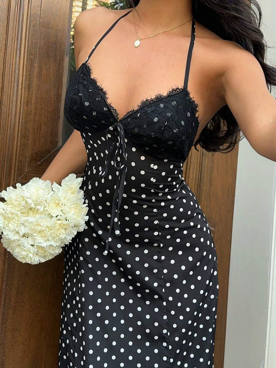 Capture effortless elegance with this blue plaid halter maxi dress, designed to blend classic charm with modern sophistication.