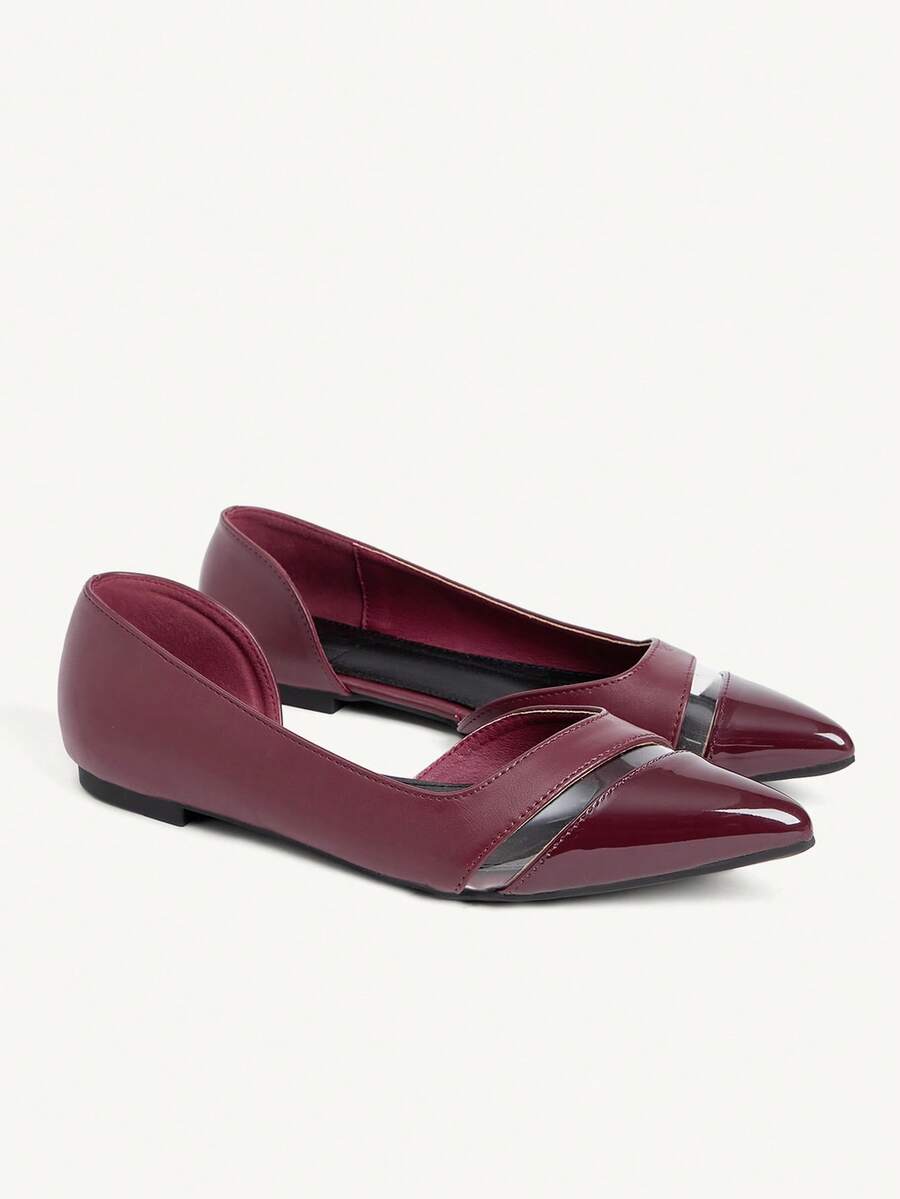 Elevate your everyday style with these sophisticated pointed-toe flats. Crafted from premium PU leather with a durable rubber sole, they deliver comfort and elegance for the office, special occasions, or casual outings. The classic silhouette and burgundy hue make them a versatile wardrobe essential that transitions seamlessly from work to weekend. Perfect for anyone seeking polished, understated sophistication.