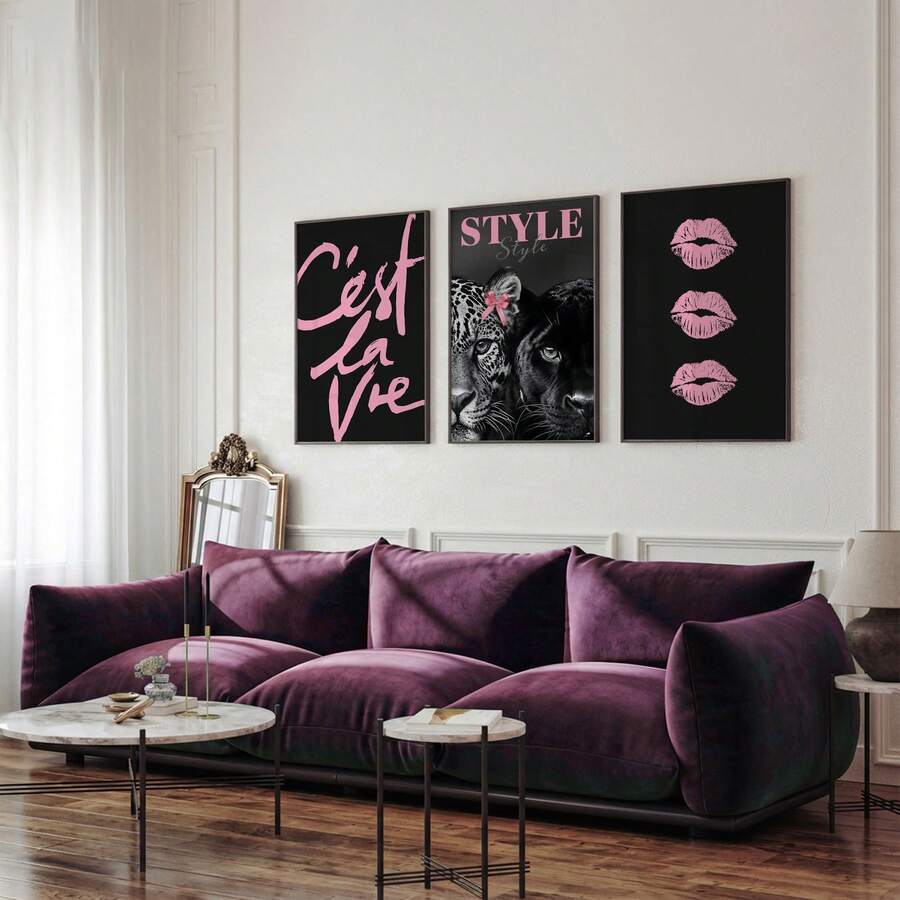 Pastel striped inspirational wall art for a girl’s bedroom