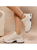 low-top platform sneakers image 26 showing visible mesh, laces, color, sole, toe, heel, or sneaker construction details