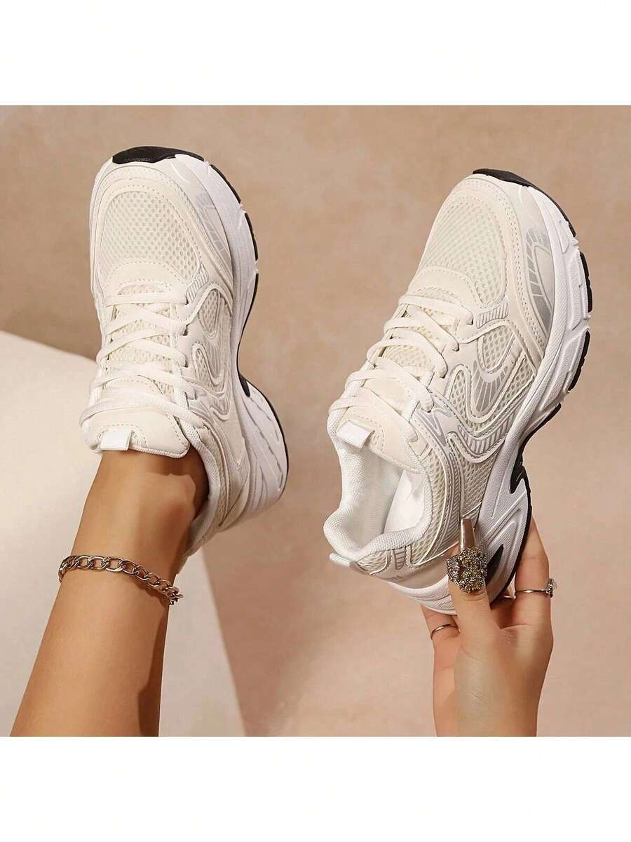 low-top platform sneakers image 28 showing visible mesh, laces, color, sole, toe, heel, or sneaker construction details