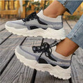 colorblock mesh chunky running sneakers image 26 showing visible mesh, laces, color, sole, toe, heel, or sneaker construction details